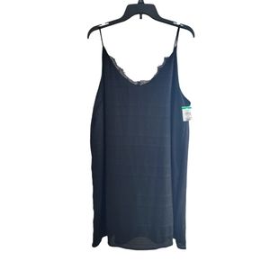 NWT BP Mini Camisole Black Dress Size Xl